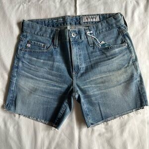 Ag Adriano Goldschmied Classic Blue Denim Shorts